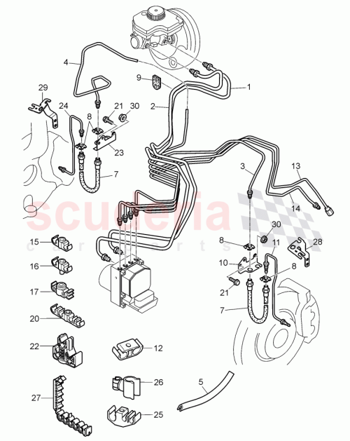 Part Diagram for Bentley 3W2614721J