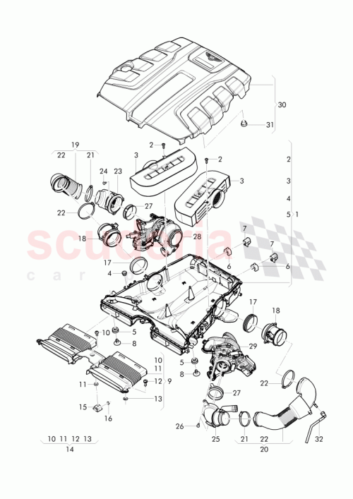 Part Diagram for Bentley 4M0 133 843 A