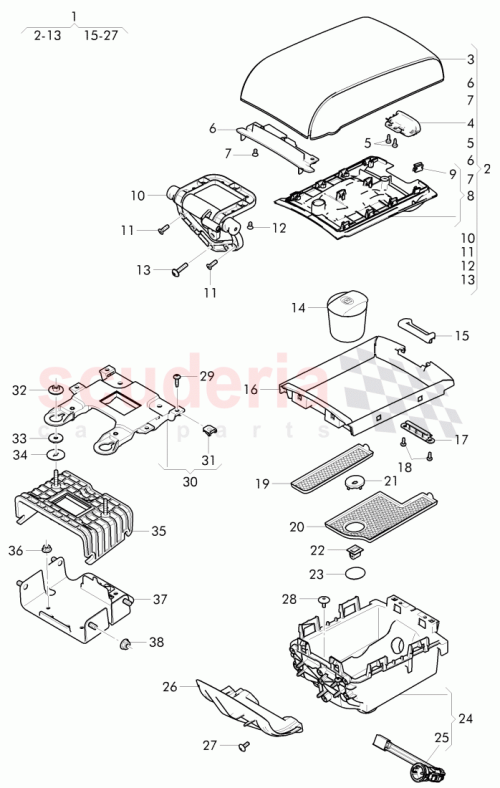 Part Diagram for Bentley 4W0 863 524