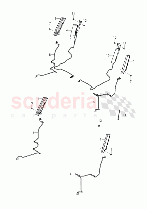 Part Diagram for Bentley N90737101