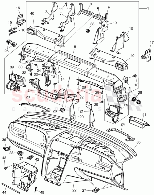 Part Diagram for Bentley 3W0867537