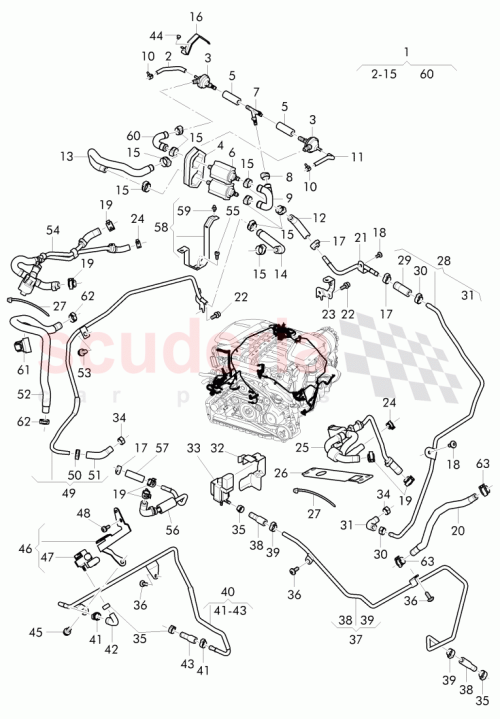 Part Diagram for Bentley 3W0 612 041 CB