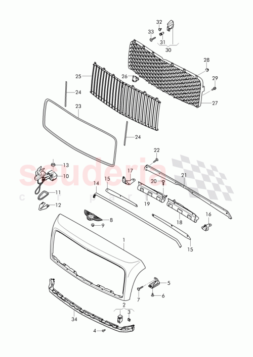 Part Diagram for Bentley 3Y0 853 946