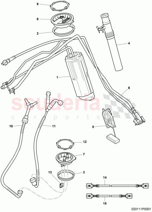 Part Diagram for Bentley 3W8201142B