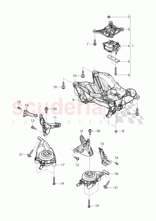 Part Diagram for Bentley 4M0 399 202 G