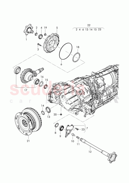 Part Diagram for Bentley 0B6 409 399 B