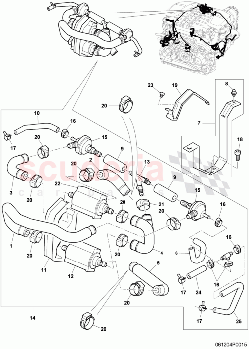 Part Diagram for Bentley 3W0612925BD