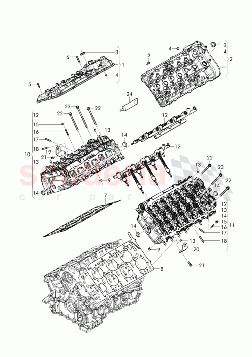 Part Diagram for Bentley N 910 488 04