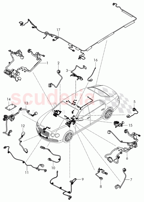 Part Diagram for Bentley 4W1 972 072 A