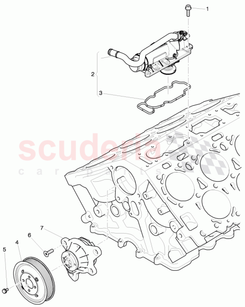 Part Diagram for Bentley 07D121091E