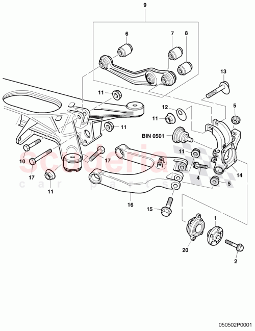 Part Diagram for Bentley 4E0511511G