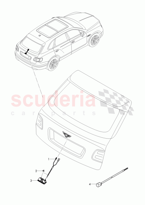 Part Diagram for Bentley 36A 971 067 H