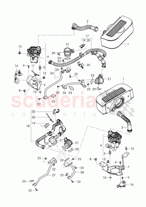 Part Diagram for Bentley 3D0 971 939