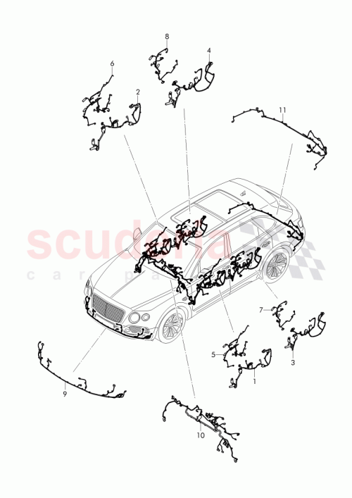 Part Diagram for Bentley 36B 971 051 KB