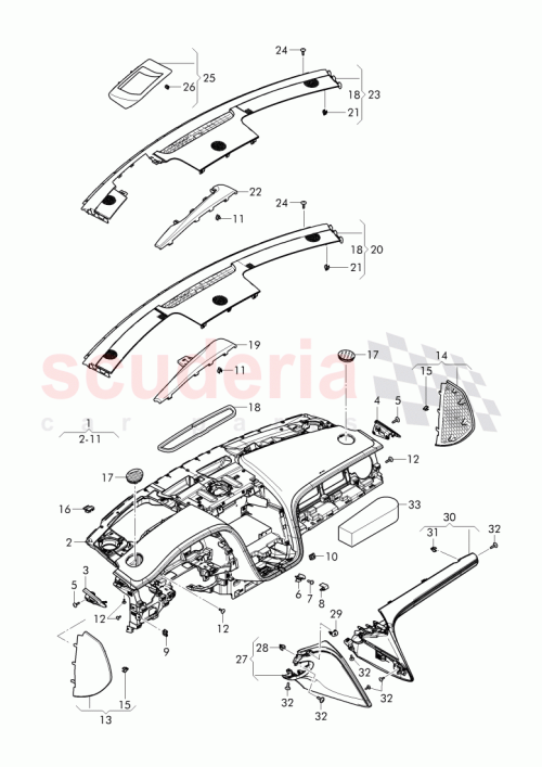 Part Diagram for Bentley 36B 864 052 D