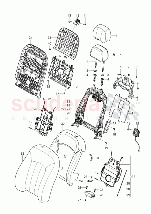 Part Diagram for Bentley 3Y5 881 521 L