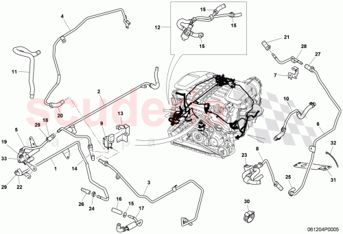 Part Diagram for Bentley 3W0612925P