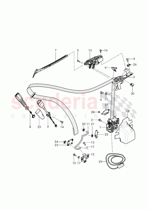 Part Diagram for Bentley 3W3 859 761 B