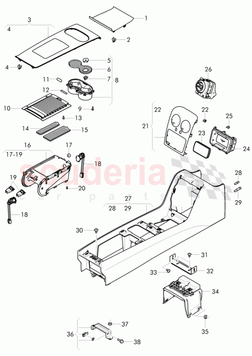 Part Diagram for Bentley 4W0 863 337 A