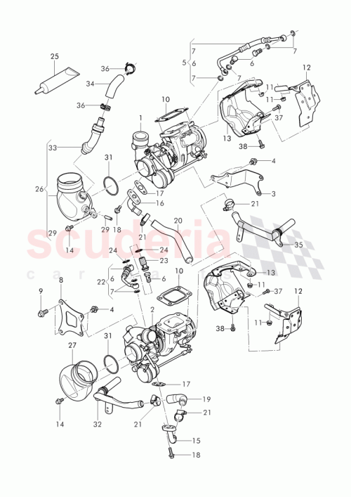 Part Diagram for Bentley 07V 145 772 D