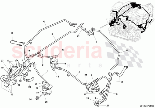 Part Diagram for Bentley 3W0612391AF