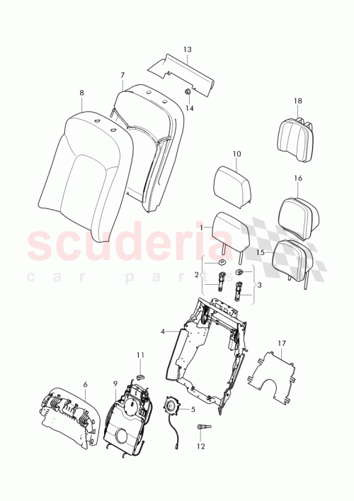 Part Diagram for Bentley 3Y0 885 443
