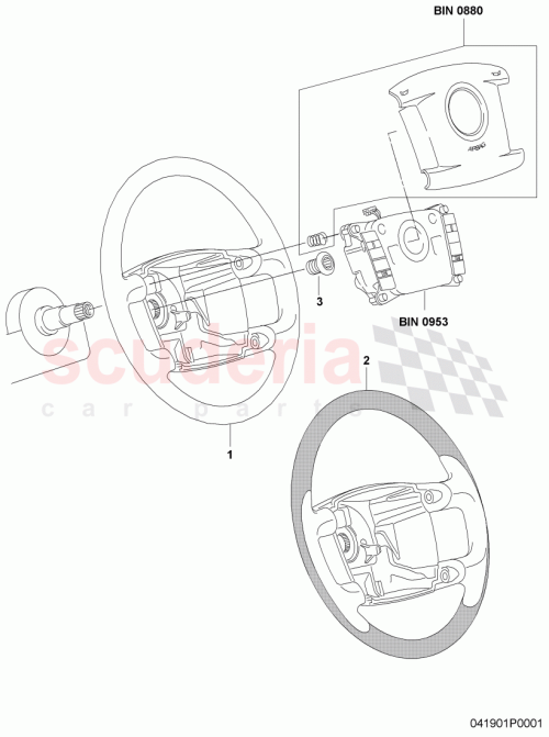 Part Diagram for Bentley 3W0419651P
