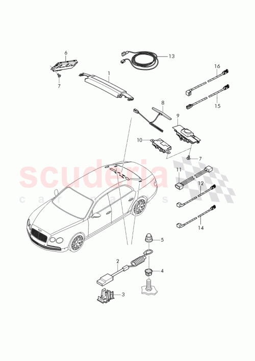 Part Diagram for Bentley 4W0 970 343