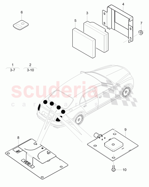Part Diagram for Bentley JNV 907 805 F