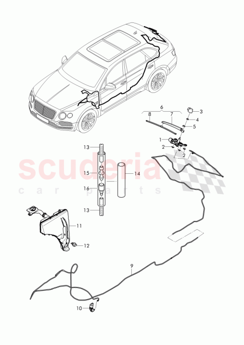 Part Diagram for Bentley N90714303