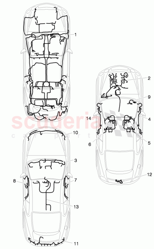 Part Diagram for Bentley 3W8971019AJ