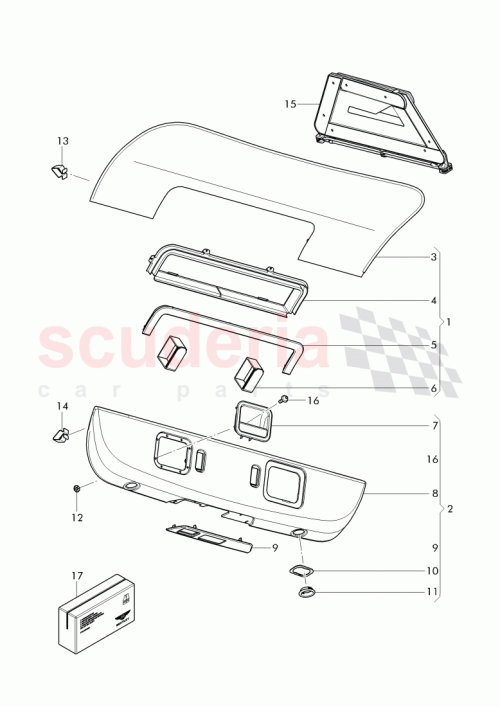 Part Diagram for Bentley 3Y5860266
