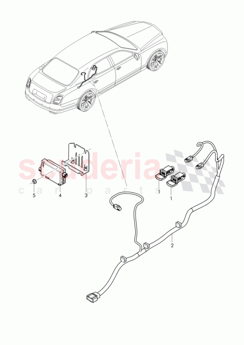 Part Diagram for Bentley 3Y1 971 763 BM