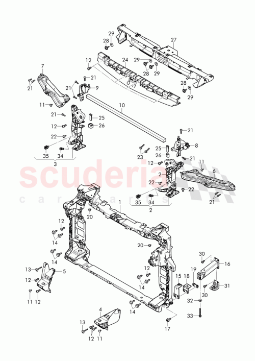 Part Diagram for Bentley 3R0 807 381