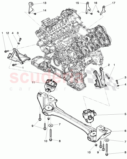 Part Diagram for Bentley 3W0 199 383