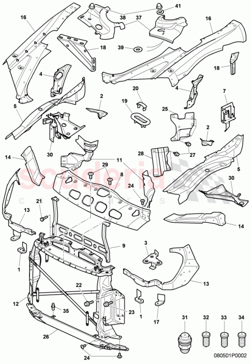 Part Diagram for Bentley 3W0614125C