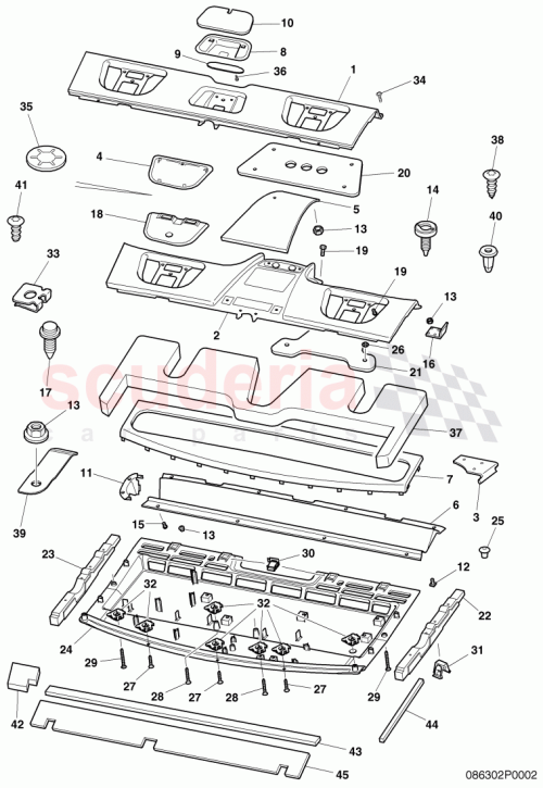Part Diagram for Bentley 3B0867334