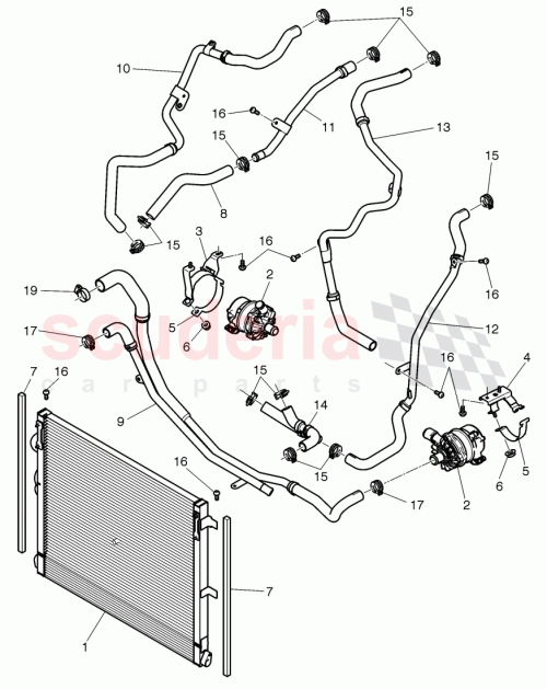Part Diagram for Bentley 3Y0145267A