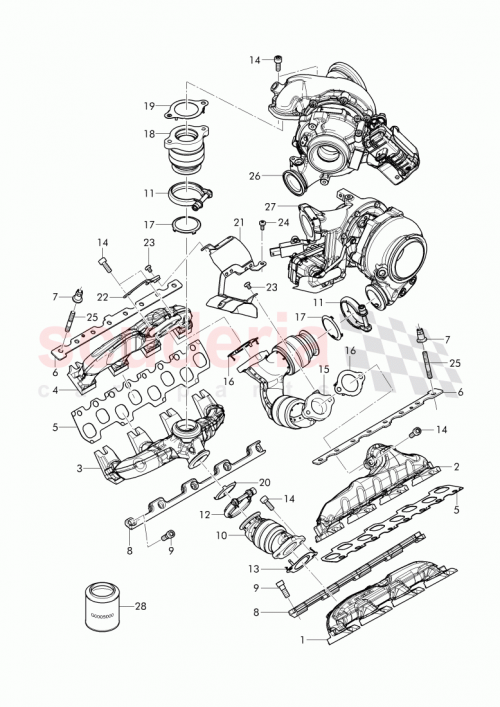 Part Diagram for Bentley WHT 007 499