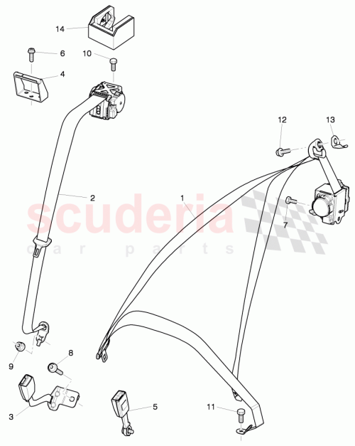Part Diagram for Bentley 3Y5857740B