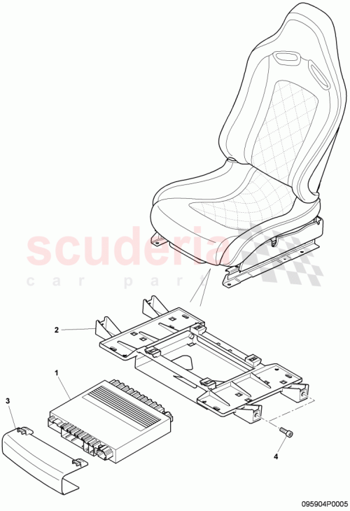 Part Diagram for Bentley 3W3959509