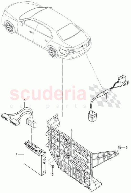 Part Diagram for Bentley 4W0 907 441