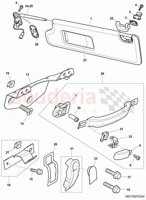 Part Diagram for Bentley 3W0857673E