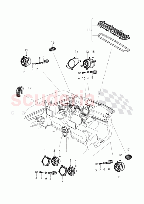 Part Diagram for Bentley 36B 819 794 A