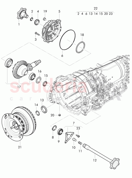 Part Diagram for Bentley 0B6 398 747 B