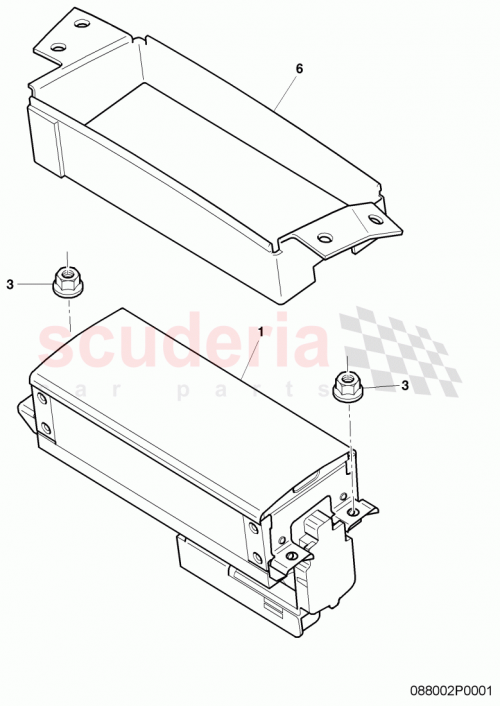 Part Diagram for Bentley 3W1 880 295 D