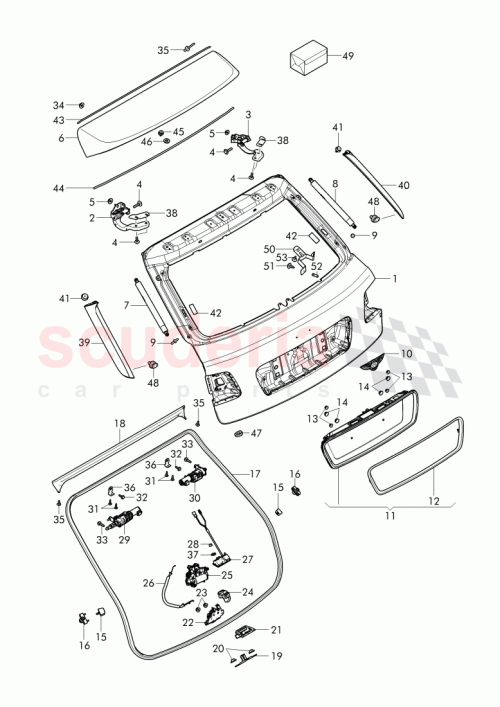 Part Diagram for Bentley 4M0 827 566 C