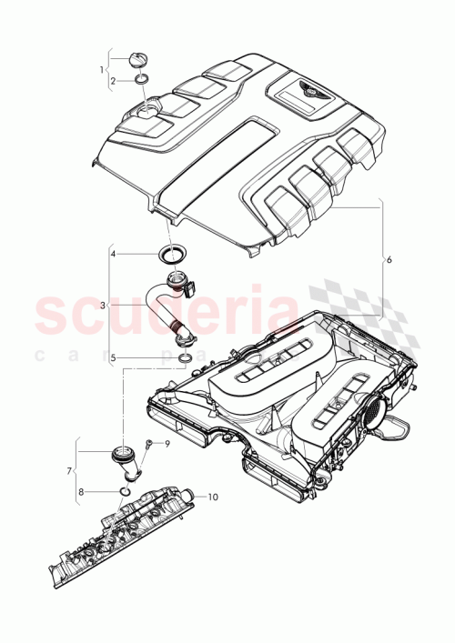 Part Diagram for Bentley 36A 103 485