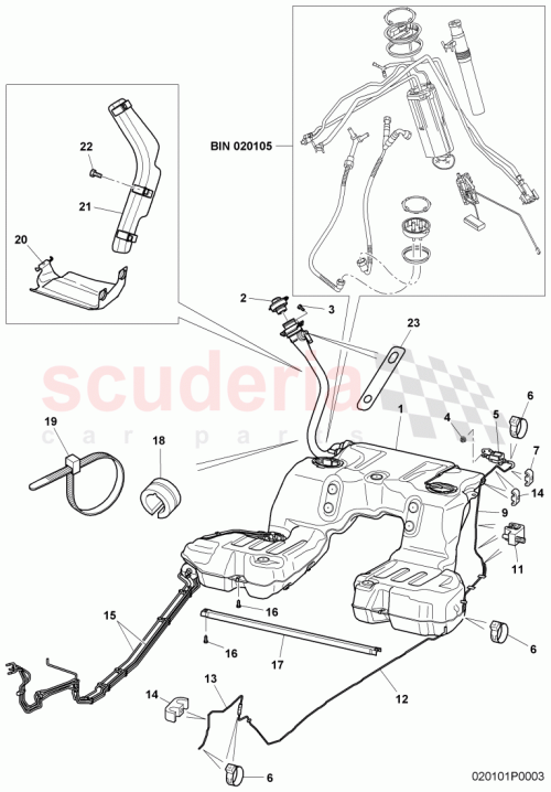 Part Diagram for Bentley N0197006