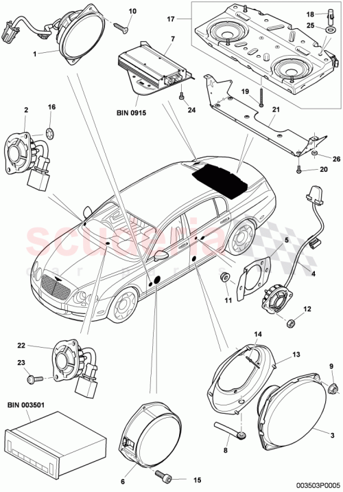 Part Diagram for Bentley 3W0 035 466 K